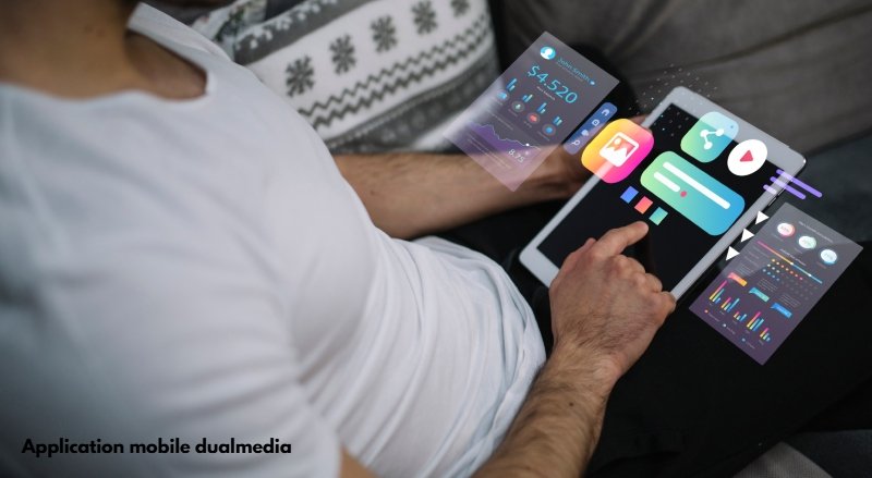Application mobile dualmedia